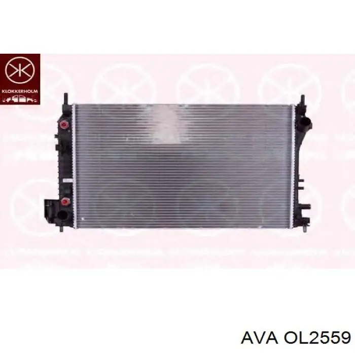 Купити OL2559 AVA Радіатор двигуна