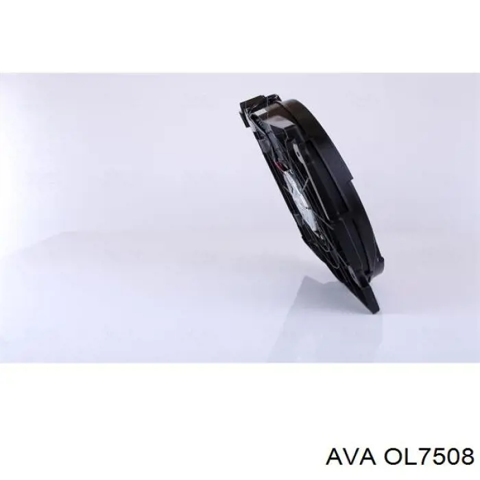 Дифузор радіатора охолодження, в зборі з двигуном і крильчаткою AVA OL7508