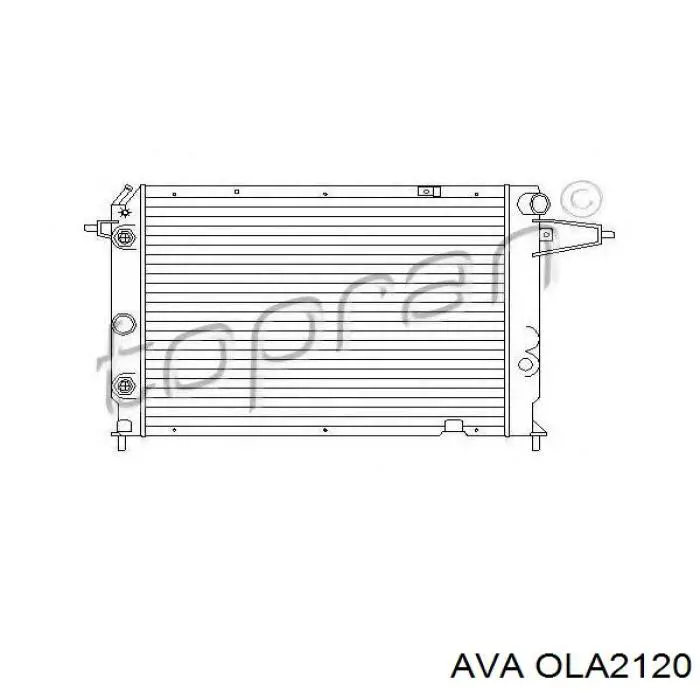 Купити OLA2120 AVA Радіатор двигуна