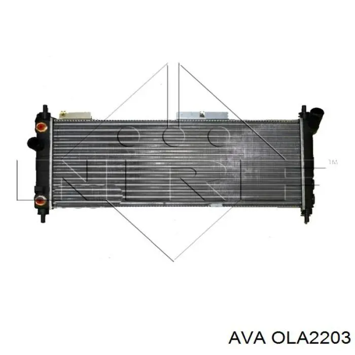 OLA2203 AVA радіатор охолодження двигуна