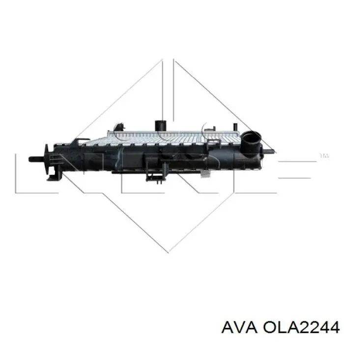 Радіатор основний AVA OLA2244 ціна, від 49.73 USD