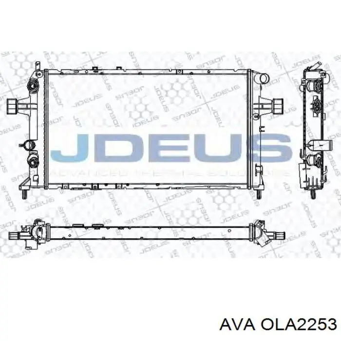 Радіатор основний AVA OLA2253 ціна, від 72.94 USD