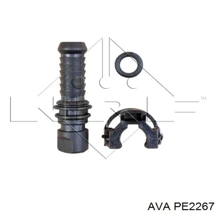 PE2267 AVA Радіатор охолодження двигуна