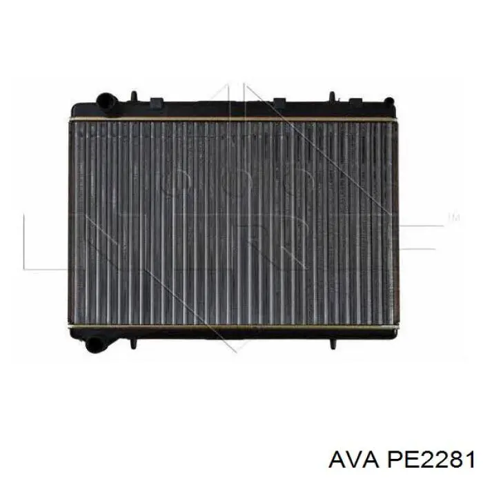 PE2281 AVA Радіатор охолодження двигуна