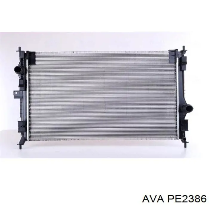 PE2386 AVA радіатор охолодження двигуна