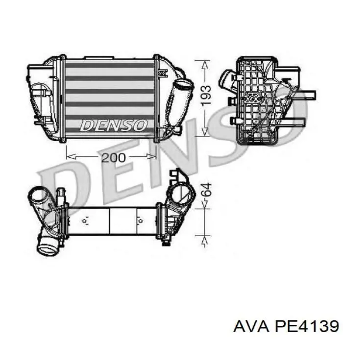 Інтеркулер 0384C9 Peugeot/Citroen