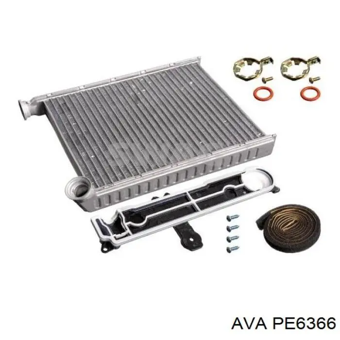 Радіатор пічки (обігрівача) Kamoka 7760004 ціна, від 38.06 USD