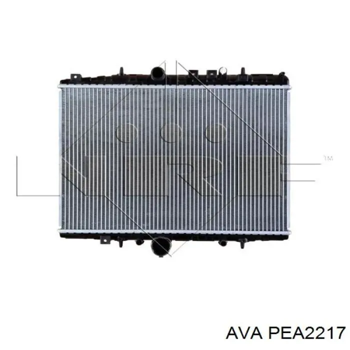 PEA2217 AVA радіатор охолодження двигуна