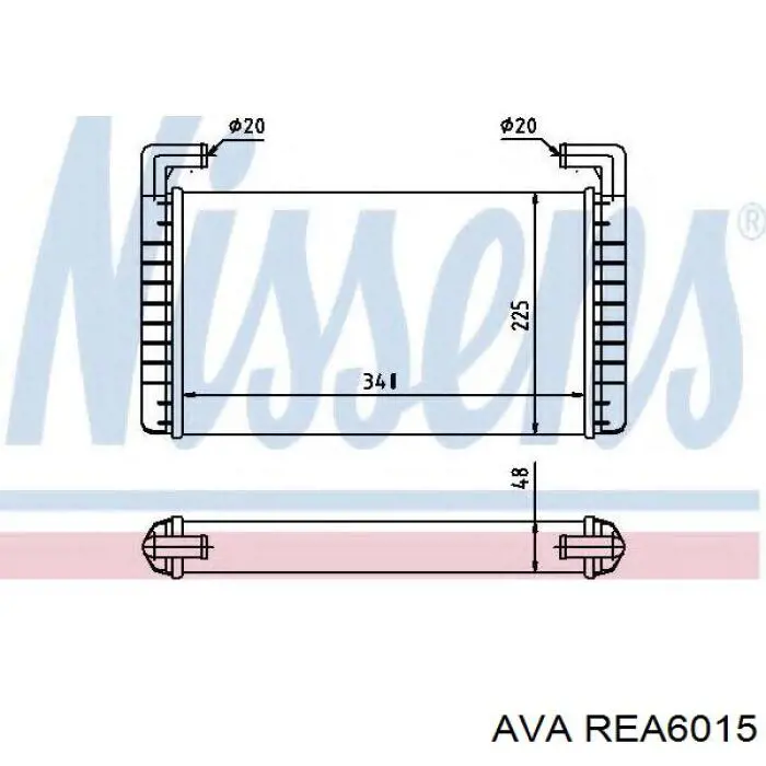 Купити REA6015 AVA Теплообмінник