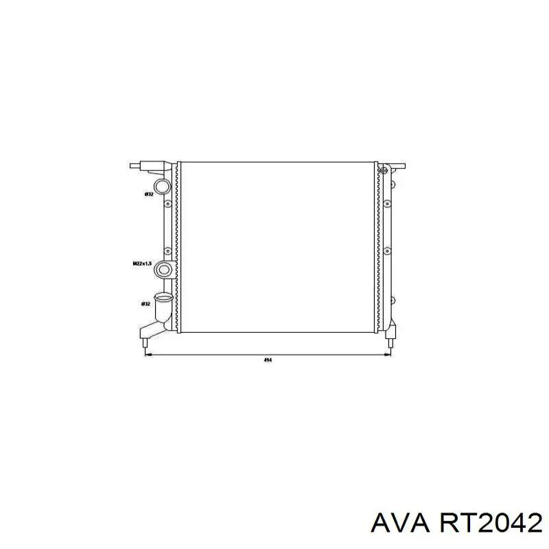 Радіатор RT2042 AVA
