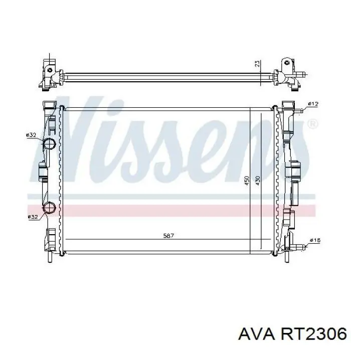 Радіатор RT2306 AVA
