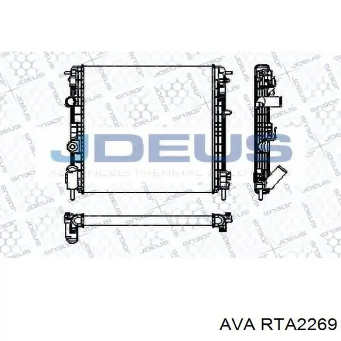 Радіатор RTA2269 AVA