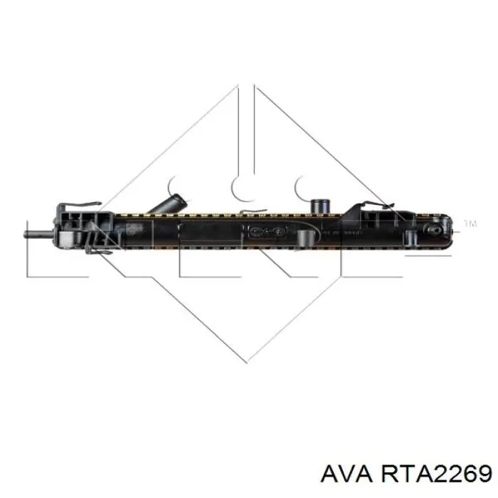 Радіатор основний AVA RTA2269 ціна, від 42.55 USD