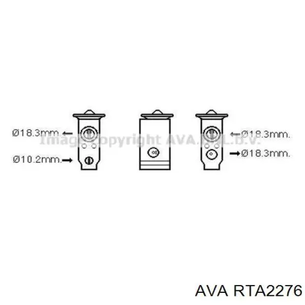 Радіатор RTA2276 AVA