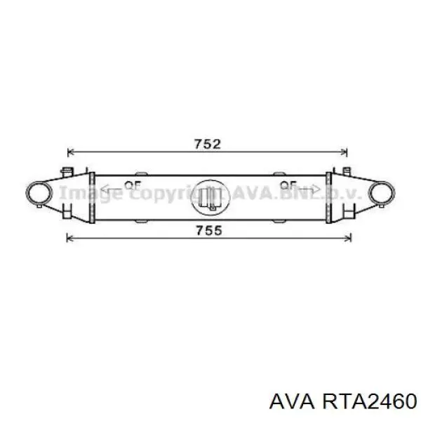 Радіатор RTA2460 AVA