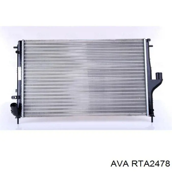 RTA2478 AVA радіатор охолодження двигуна