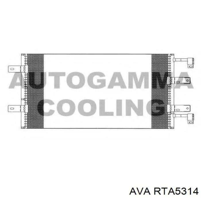 Купити RTA5314 AVA Радіатор системи охолодження кондиціонера