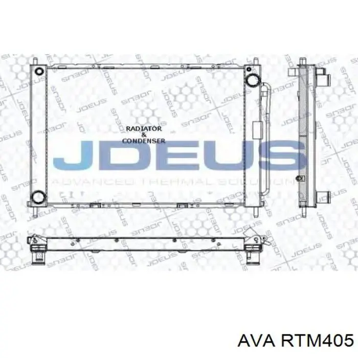 Купити RTM405 AVA Радіатор двигуна
