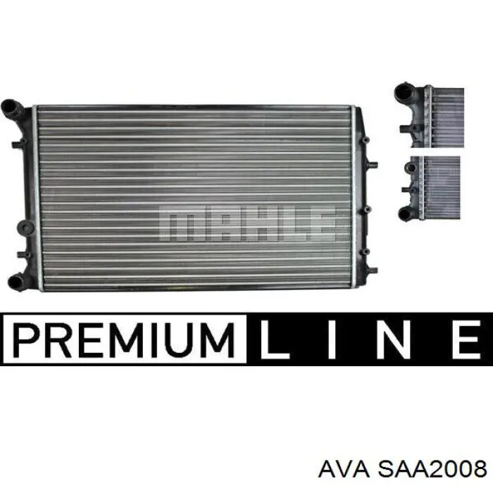 Радіатор основний AVA SAA2008 ціна, від 42.77 USD