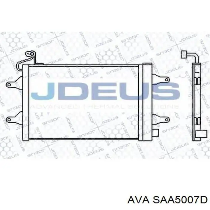 Радіатор охолодження кондиціонера AVA SAA5007D