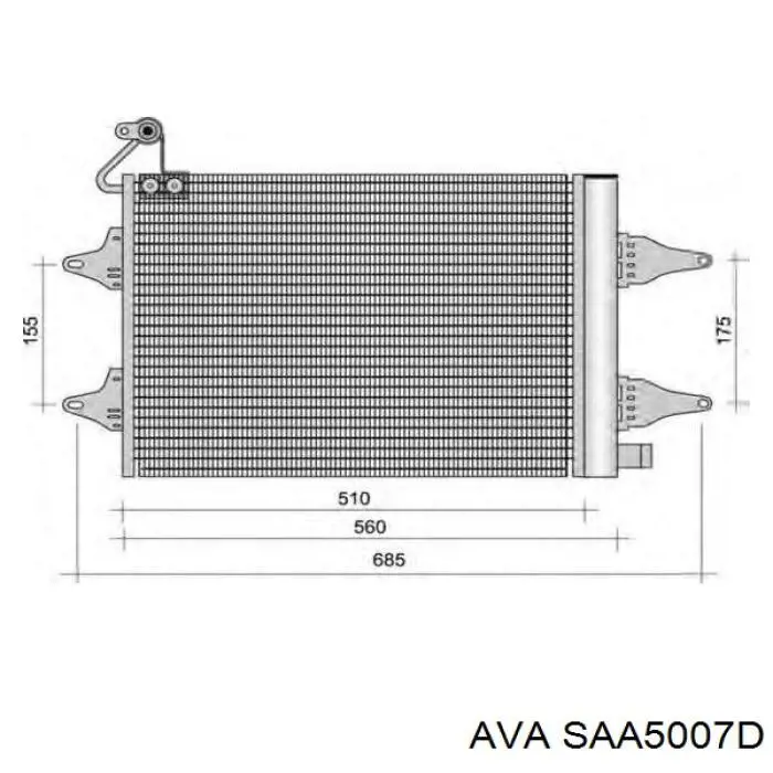 SAA5007D AVA Конденсатор