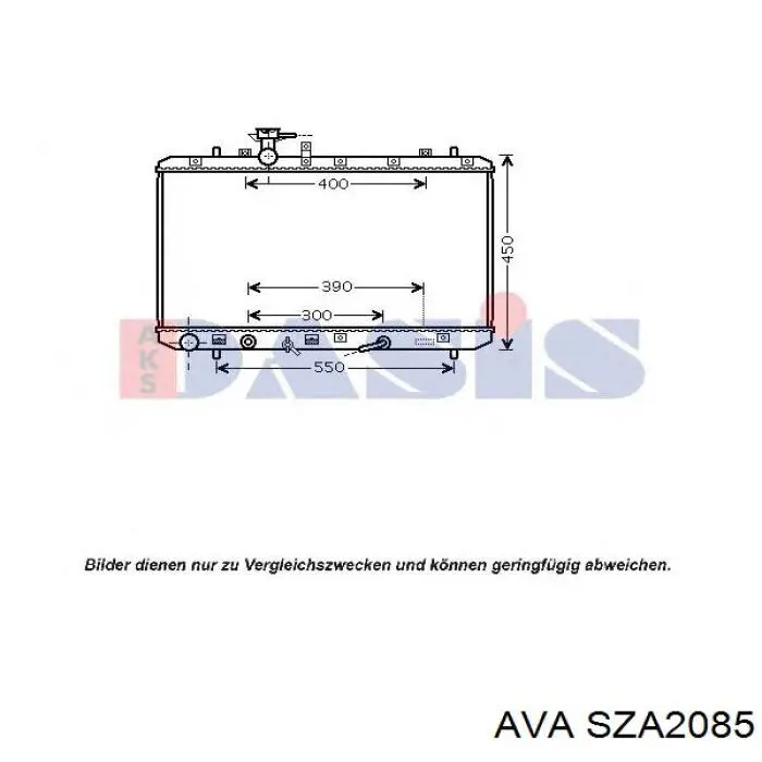 Радіатор основний AVA SZA2085 ціна, від 86.88 USD