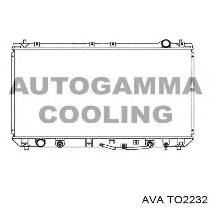 Радіатор основний AVA TO2232 ціна, від 91.01 USD
