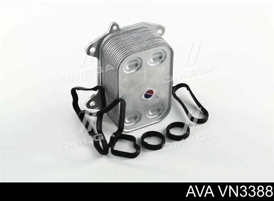 VN3388 AVA Радіатор масляний (холодильник), під фільтром
