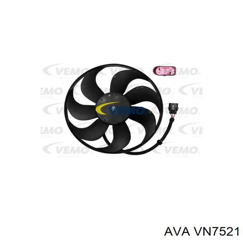 VN7521 AVA електровентилятор охолодження в зборі (двигун + крильчатка)