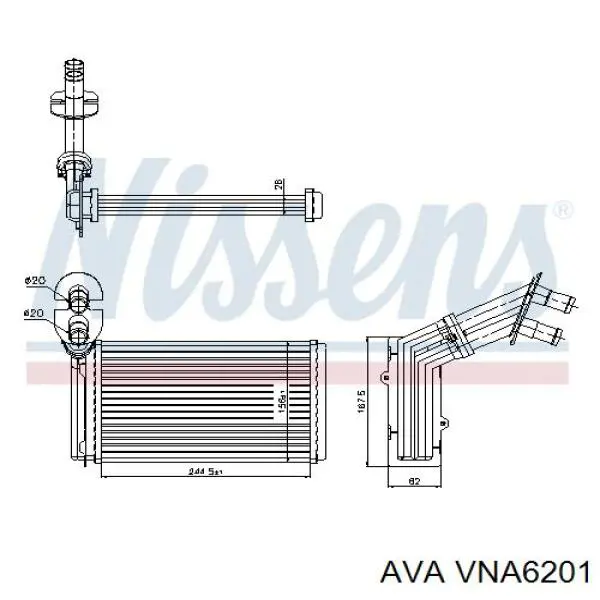 Купити VNA6201 AVA Теплообмінник