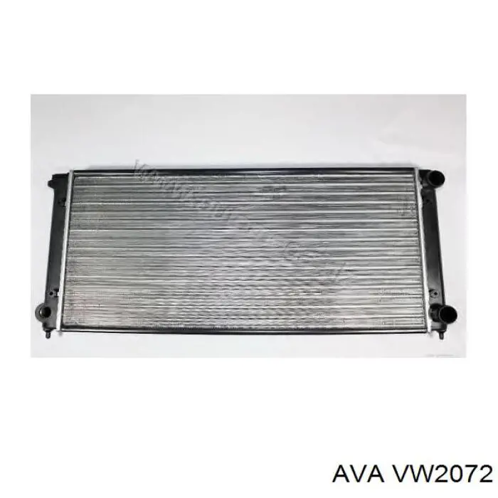 VW2072 AVA Радіатор охолодження двигуна