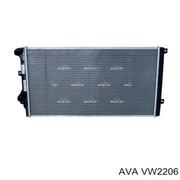 VW2206 AVA радіатор охолодження двигуна