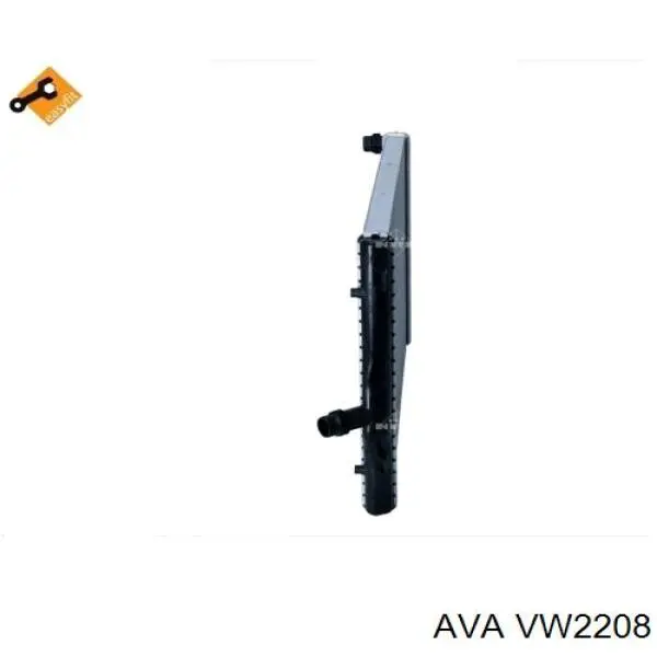 Купити VW2208 AVA Радіатор двигуна