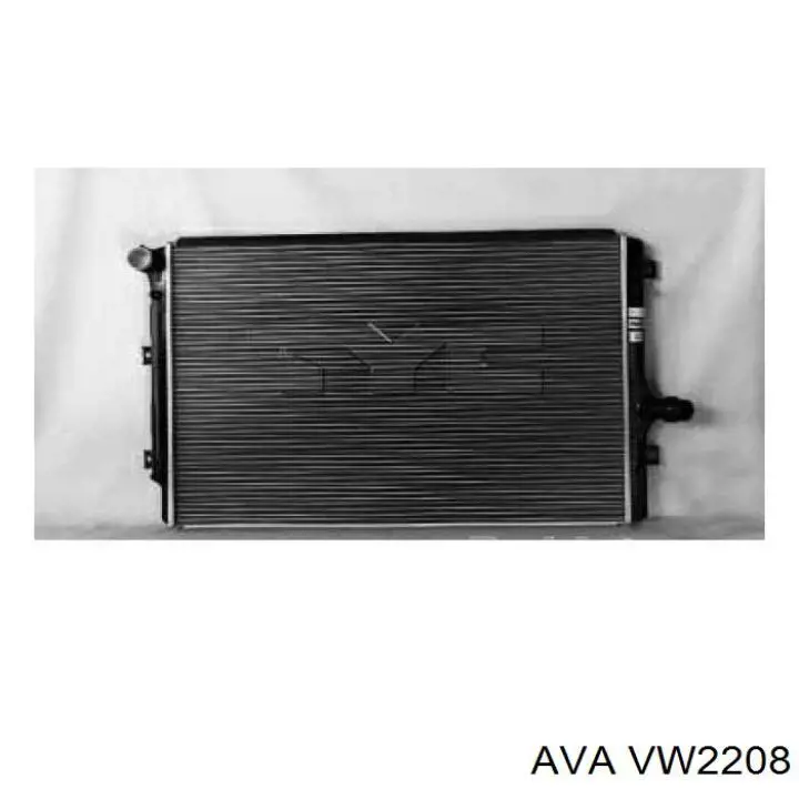 Радіатор VW2208 AVA