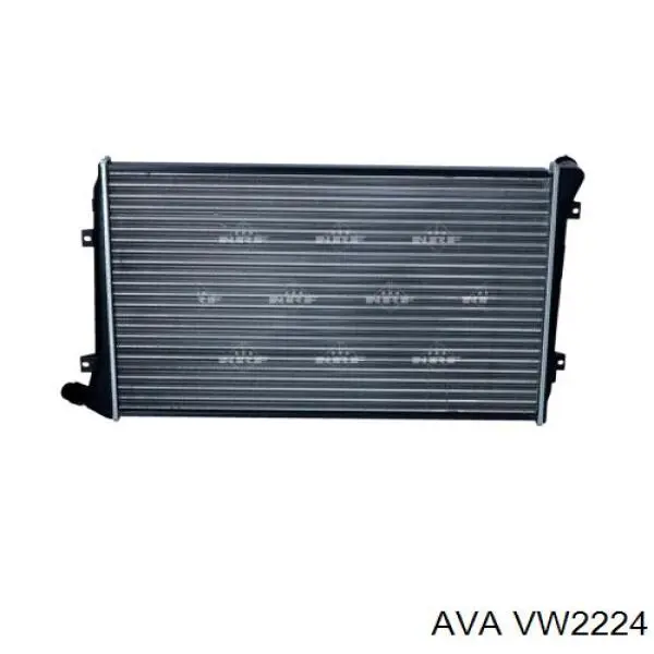 VW2224 AVA радіатор охолодження двигуна