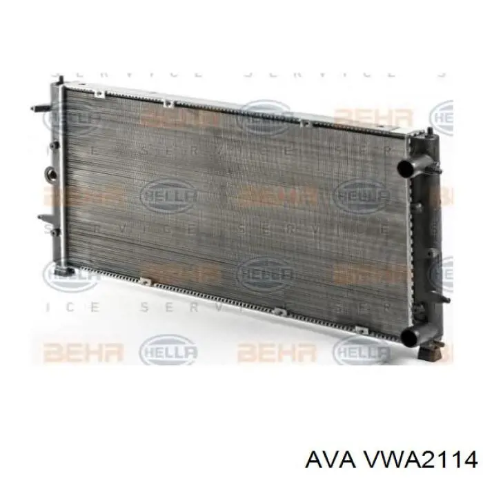 Купити VWA2114 AVA Радіатор двигуна