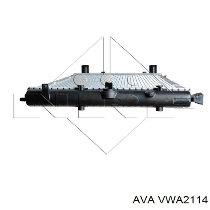 VWA2114 AVA Радіатор охолодження двигуна