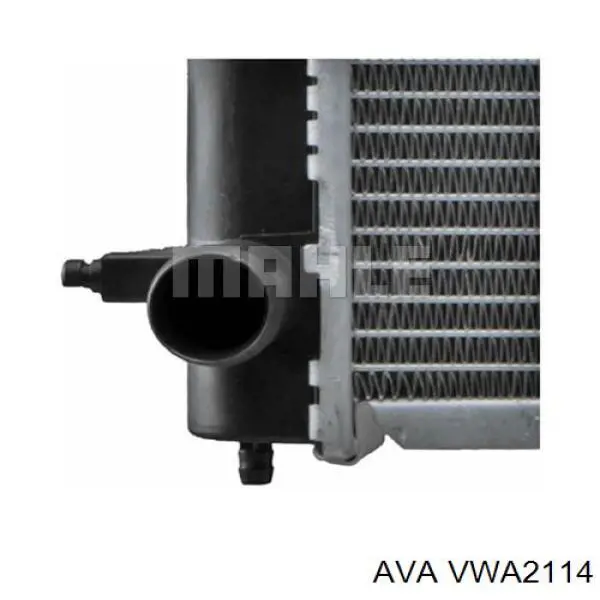 VWA2114 AVA Радіатор охолодження двигуна
