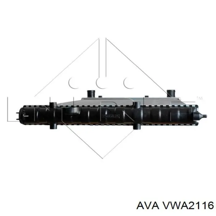 VWA2116 AVA радіатор охолодження двигуна
