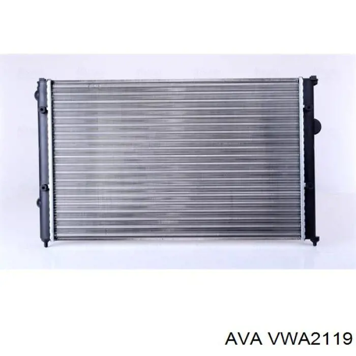 VWA2119 AVA радіатор охолодження двигуна