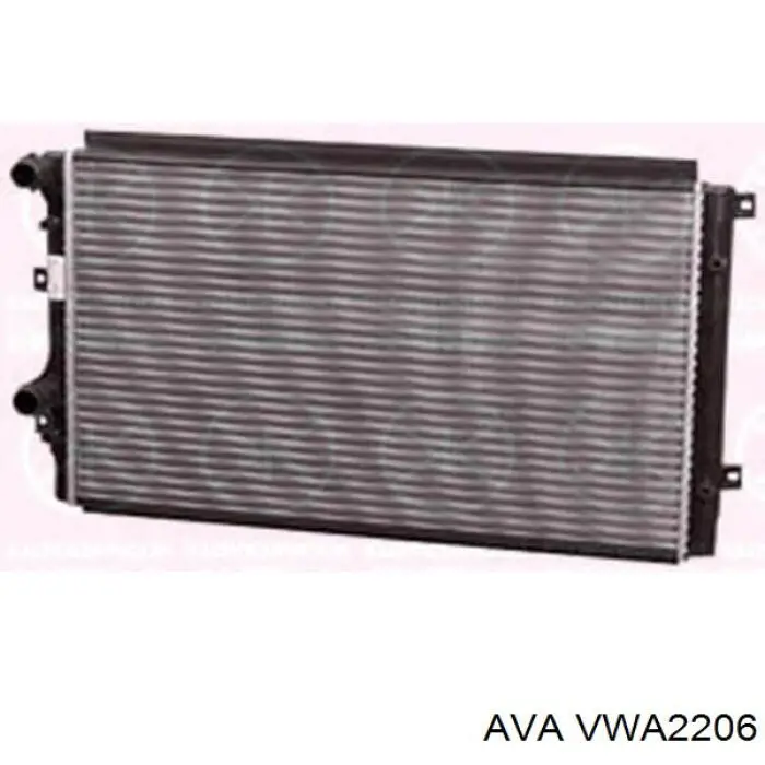 VWA2206 AVA Радіатор охолодження двигуна