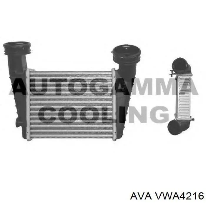 VWA4216 AVA радіатор интеркуллера