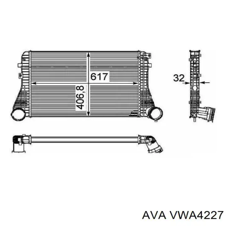 Інтеркулер VWA4227 AVA