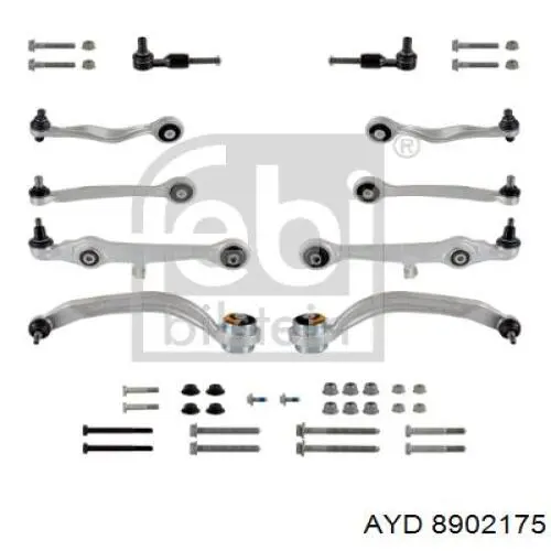 Комплект передніх важелів AYD 8902175 ціна, від 187.43 USD