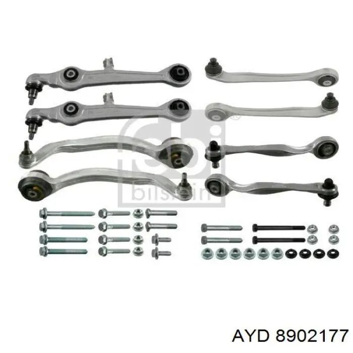 Комплект важелів передньої підвіски AYD 8902177 ціна, від 232.79 USD