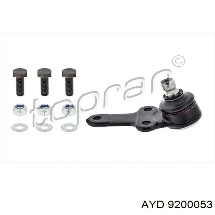 Кульова опора, нижня AYD 9200053 ціна, від 12.31 USD