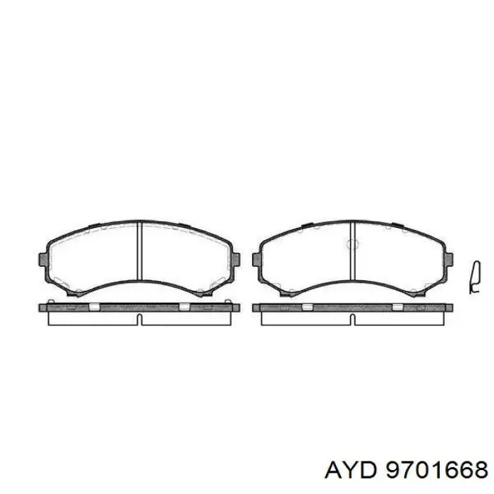 Правий важіль передній нижній підвіски Hyundai/Kia 5450122000