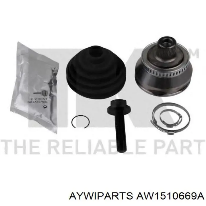 ШРУС зовнішній передній AW1510669A Aywiparts