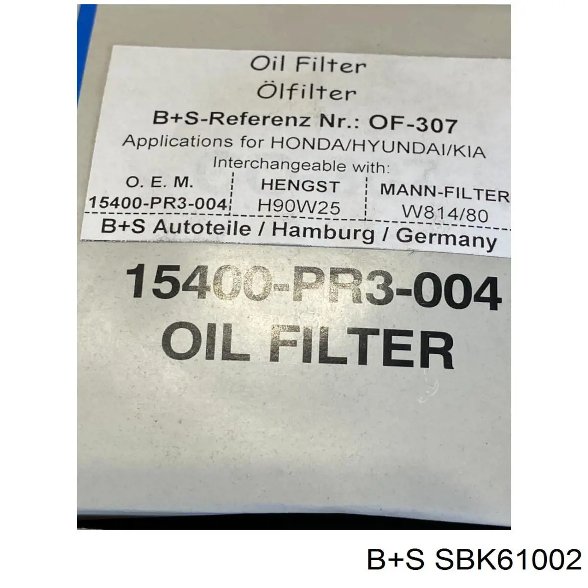 Комплект підшипник маточини передньої B+S SBK61002 ціна, від 10.87 USD