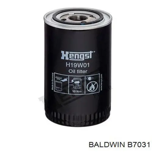 Масляний фільтр двигуна Baldwin B7031 ціна, від 14.10 USD